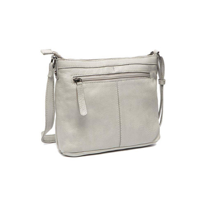 Torebka damska skórzana na ramię Jasno szary - min. zamówienie 20 / 50 / 100 szt.