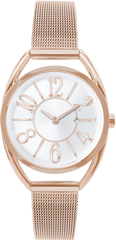 MINET Rose gold damski zegarek ICON PINK MESH