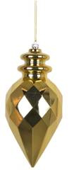 Bombka sopel plastikowy złoty