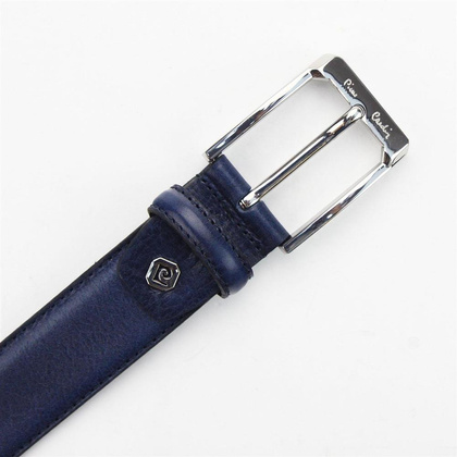 Pasek męski skórzany PIERRE CARDIN GF 9014 Niebieski