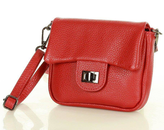 Mini torebka etui na telefon na pasku wizytowa listonoszka phone pouch - MARCO MAZZINI czerwony - min. zamówienie 20 / 50 / 100 szt.