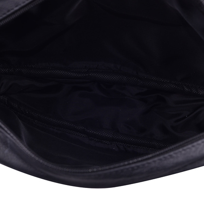 Saszetka skórzana KEMER 026 Czarna - min. zamówienie 20 / 50 / 100 szt.