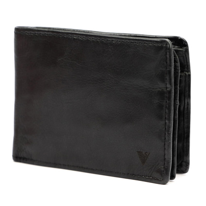 Portfel męski skórzany PELLUCCI IN-1098 Ciemny brąz