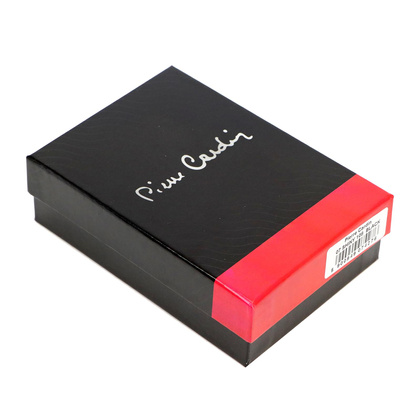 Portfel damski skórzany PIERRE CARDIN 07 SHINY 108 Czarny