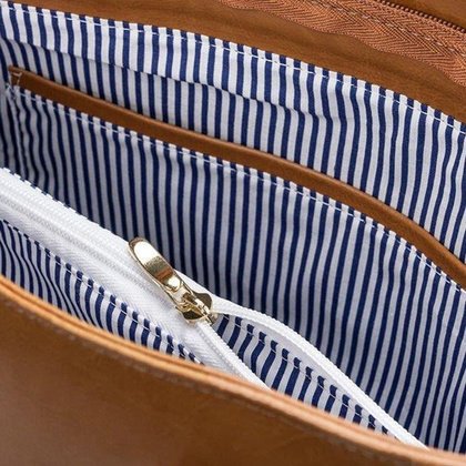 Torebka damska skórzana KEMER SOLIER LUNA Jasno Brązowa - min. zamówienie 20 / 50 / 100 szt.