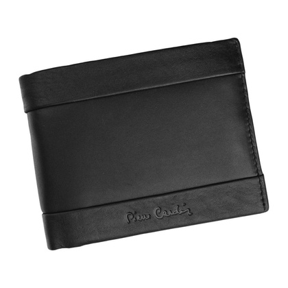 Portfel męski skórzany PIERRE CARDIN TILAK25 8806 RFID Czarny