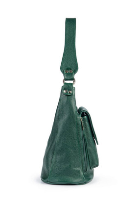 Torebka skórzana na ramię KEMER VOOC EP20 Zielona