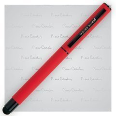 Pióro kulkowe touch pen, soft touch PIERRE CARDIN Celebration Czerwone