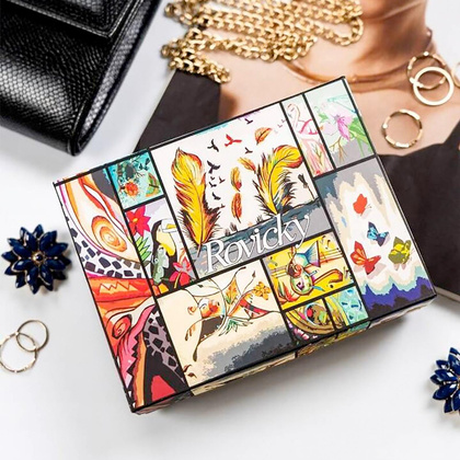 Portfel damski R-613-DDW granatowy