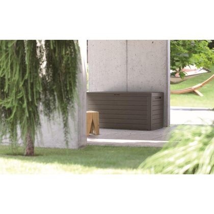 skrzynia ogrodowa 280L brąz woodebox