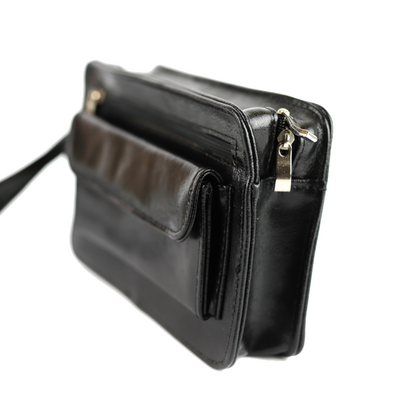 308-Saszetka męska - czarna KEMER