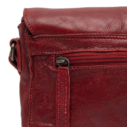 Torebka damska skórzana na ramię Czerwona - min. zamówienie 20 / 50 / 100 szt.