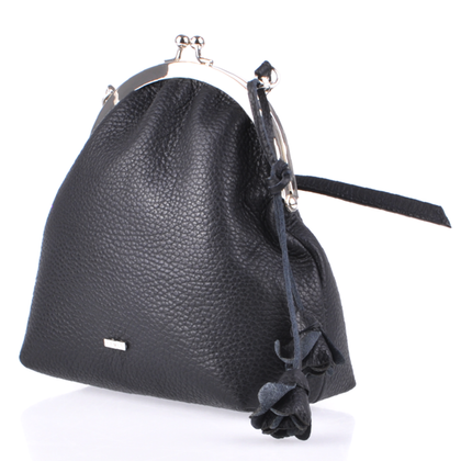 Torebka wizytowa skórzana KEMER R121 Czarna - min. zamówienie 20 / 50 / 100 szt.