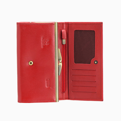 Portfel damski skórzany PUCCINI MURANO MU1704 3E Czerwony