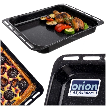 Blacha do pieczenia emaliowana głęboka 44,5x36x5 cm