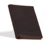 Ciemno brązowy skórzany portfel slim wallet BRØDRENE SW03 - min. zamówienie 20 / 50 / 100 szt.
