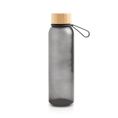 Butelka ze szkła matowego o pojemności 500 ml, z silikonowym uchwytem / Atlântida