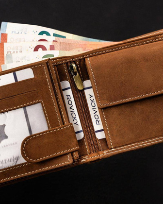 Portfel skórzany męski N992-CHM