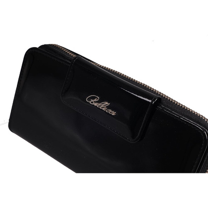 Portfel damski skórzany BELLUCCI D53 Czarny - min. zamówienie 20 / 50 / 100 szt.