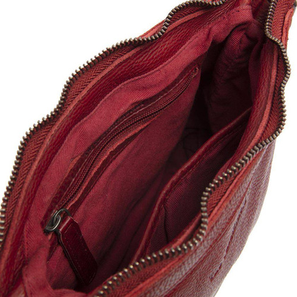 Torebka damska skórzana na ramię Czerwony - min. zamówienie 20 / 50 / 100 szt.