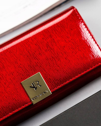 Pojemny, duży portfel damski ze skóry naturalnej