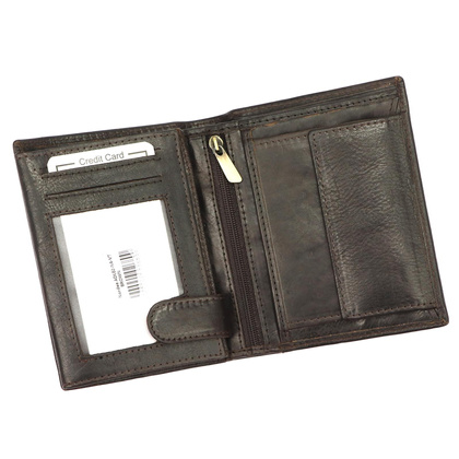 Portfel męski skórzany PELLUCCI ADL02-N4-VT Brązowy