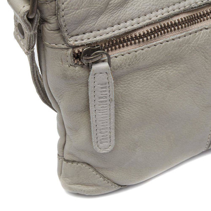 Listonoszka skórzana Cato Jasno szara - min. zamówienie 20 / 50 / 100 szt.