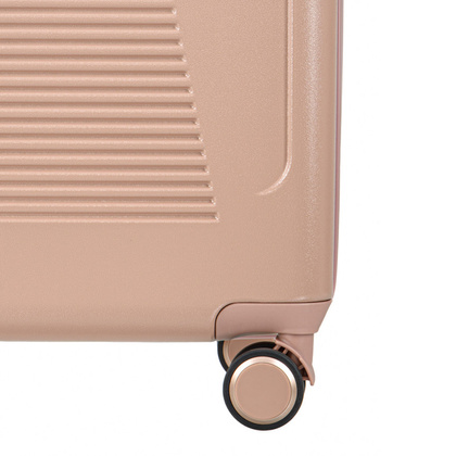 Średnia walizka PUCCINI MALIBU PC031B 3C Różowa