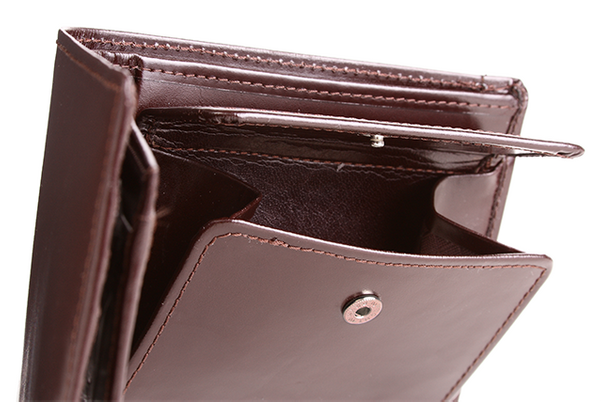 Skórzany portfel męski KEMER VOOC PPM6 Czarny