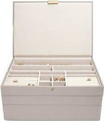 Szkatułka na biżuterię Stackers potrójna supersize taupe