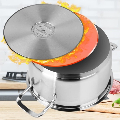 Garnek stalowy z pokrywką 18/10 PREMIUM 2,3 l ORION