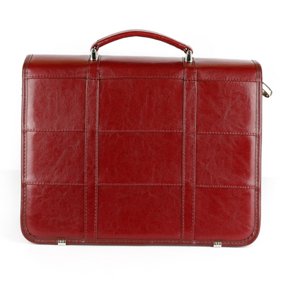 523 Teczka damska 2-komorowa-wiśnia KEMER