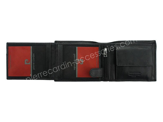 Portfel męski skórzany Pierre Cardin TILAK06 325 RFID Czarny