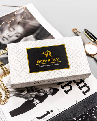 Duży portfel damski ze skóry naturalnej i ekologicznej