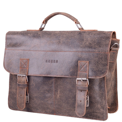 Torba na ramię skórzana KEMER CH 1101 Jasny Brąz - min. zamówienie 20 / 50 / 100 szt.