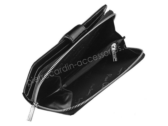 Portfel damski skórzany PIERRE CARDIN 05 LINE 116 Niebieski