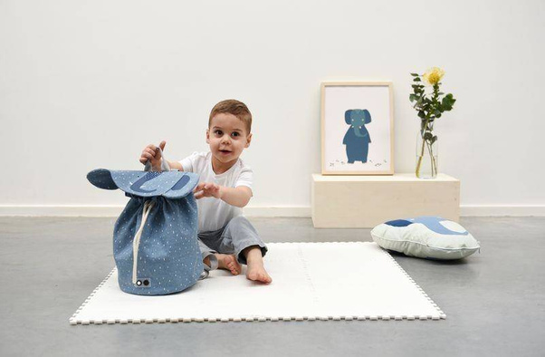 Mrs.Elephant Plecaczek 23 x 30 cm Niebieski