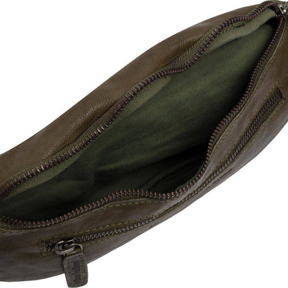 Saszetka / nerka skórzana Valencia Zielona - min. zamówienie 20 / 50 / 100 szt.