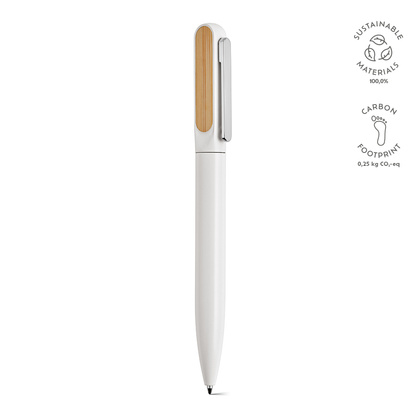 Dlugopis Plato z recyklingowanego aluminium z niebieskim tuszem