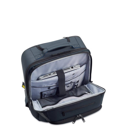 Delsey Parvis Plus 2 w 1 grafitowy plecak i torba na laptopa 55 cm 17.3"