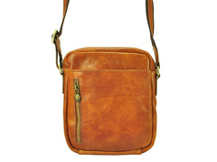 Damska saszetka ze skóry naturalnej Gregorio 885 camel-1