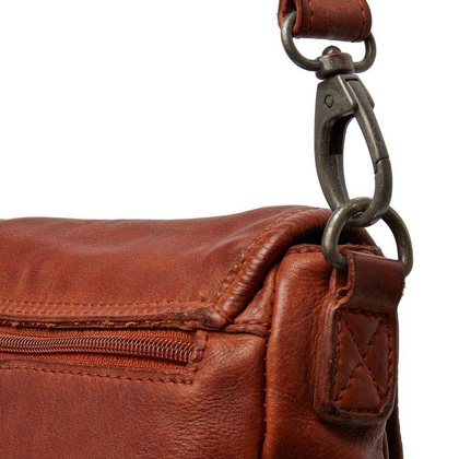 Torebka damska, listonoszka skórzana Koniak - min. zamówienie 20 / 50 / 100 szt.