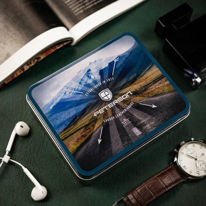 Duży, skórzany portfel męski na zamek