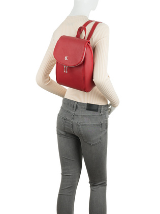 Mały plecak Canaletto z groszkowanej skóry licowej – elegancja i funkcjonalność PD455s92