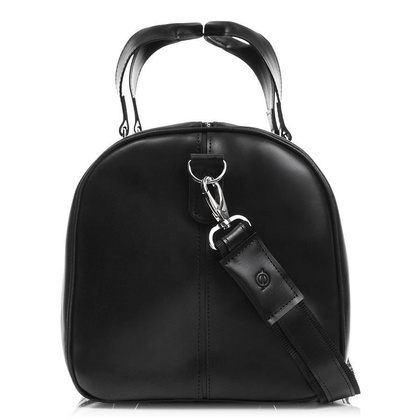 Torba podróżna za skóry naturalnej BRØDRENE smooth leather R20 czarny - min. zamówienie 20 / 50 / 100 szt.