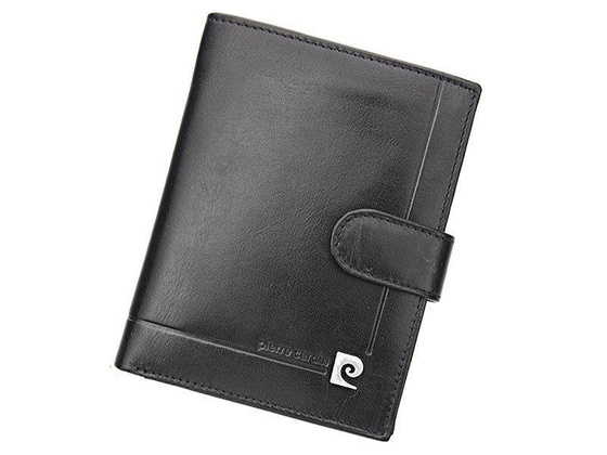 Portfel męski skórzany PIERRE CARDIN YS507.1 331A RFID Czarny