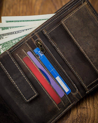 Oryginalny portfel męski skórzany cavaldi®