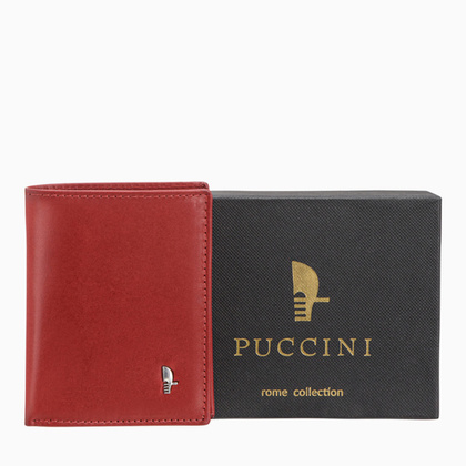 Portfel damski skórzany PUCCINI ROME CR1810 2 Brązowy