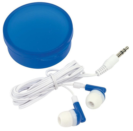 Słuchawki douszne MUSIC, niebieski