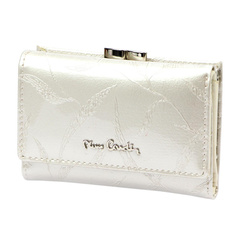 Nieduży skórzany portfel damski Pierre Cardin